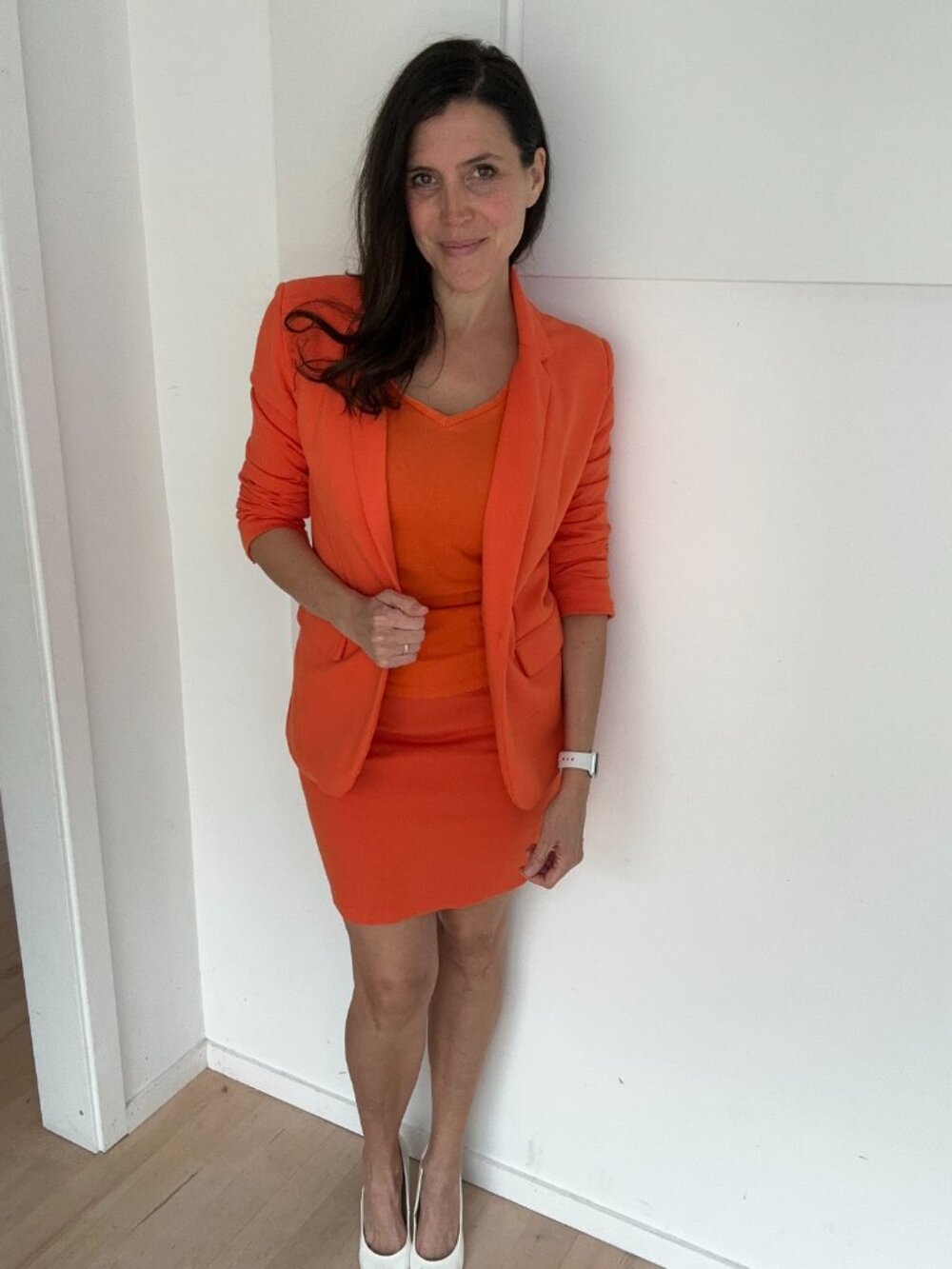 Orange Blazer